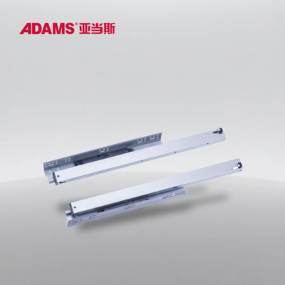 MD03-18 三节同步反弹隐藏滑轨(带二维把手)